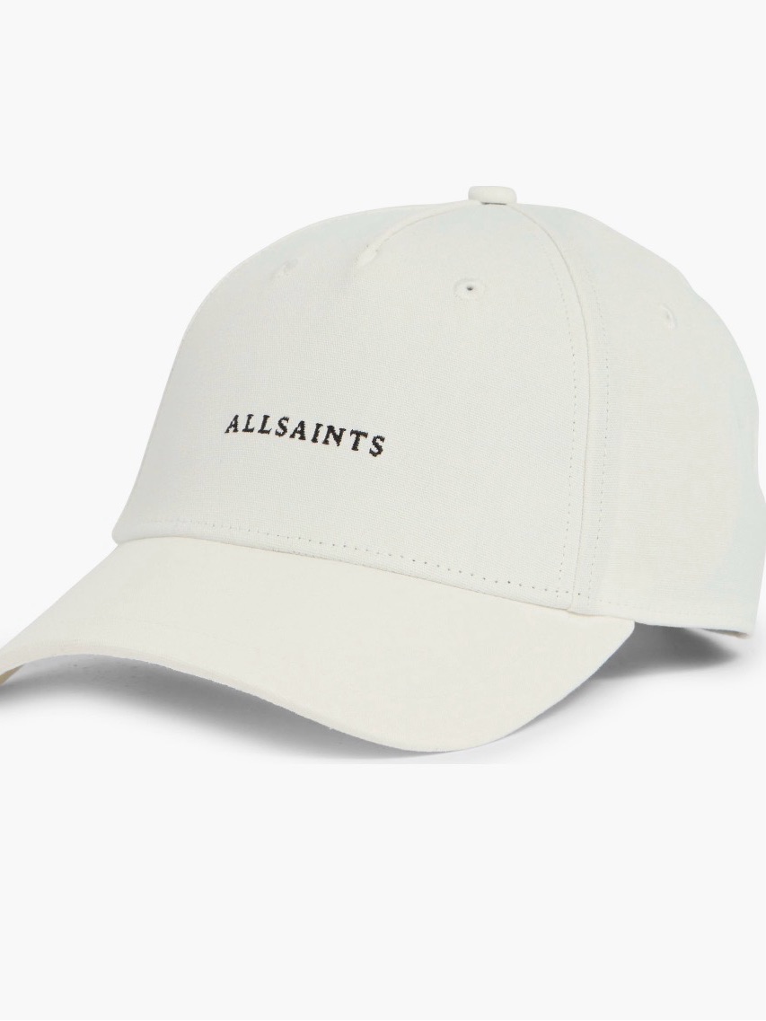 New Allsaints White Logo Baseball Cap